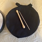 Vintage 12    Irish Goatskin Bodhran W Storage Bag  Two Beaters  Shamrock  Ireland