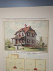 1887 - Scientific American Architects   Builders Color Plate  Nice