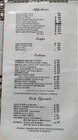Vintage Menu From Nardi   s Restaurant Once Located In Springfield  Ma 