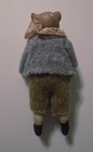 Antique German Bisque Miniature Dollhouse Bear Doll 3  Swivel Head