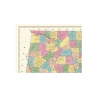 Historic State Map - Georgia Alabama - Burr 1839 - Vintage Wall Art