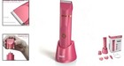 Olov Electric Body Hair Trimmer Groin Bikini Wet Dry Shaver Red