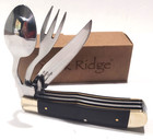 Elk Ridge Hobo Folding Knife W  Fork   Spoon Utensil Boy Scouts Camping Tool Edc
