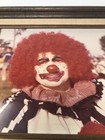 Vintage Clown Photo W frame Circus Carnival Big Top Makeup