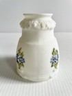 Antique Art Nouveau Hand Painted Floral Frosted Glass Lamp Shade 2 1 4  Fitter
