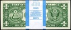 Hgr 1957  1 Silver Cert Fr 1619  100 Consec  B e p  Pack-rare  Gem Uncirculated