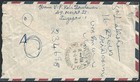  bl  Singapore 1963 20c Pair Slogan Cover To India