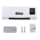 2 In 1 1800w Wall Mounted Heater Air Conditioner Fan Combo Remote Control N4j9