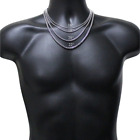 Stainless Steel Round Box 316l Chain Men Women 2mm-5mm Quality Necklace 16 -26 
