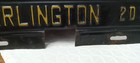 1957 Burlington Nc City License Plate Topper Tag