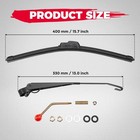 Utv Windshield Wiper Kit Hand Operated Manual Windshield Wiper For Hard 1