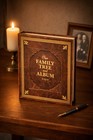 Family Tree Album Keepsake Book Genealogy Memory Scrapbook Vintage Style