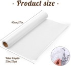 White Tracing Paper Roll For Drawing Sewing Crafts  17 Inch X 25 Yards