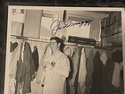 Authentic Joe Dimaggio Signed Photo Framed With Photo   Plaque