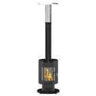 Heater Patio Outdoor Porch For Outside Exterior Mushroom Warmer Wood Pellet  