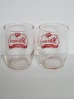 Shiner Beer Taster Barrel Glass Rare Logo Lot Of 2