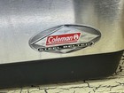 Vtg Coleman J  germeister Steel Belted Metal Cooler Ice Chest Box 6150 Silver