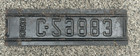 1930s California Railroad Commission  License Plate Topper Crc Transportation