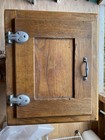 Antique Oak Ice Box  Sweet Estate Find