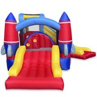 Rocket Bounce House With Two Slides And Blower  Inflatable Bouncer For Kids