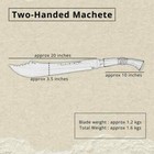 Fixed Blade Bold Machete With Sheath Sharpened Functional Blade 5160 Leaf Spring