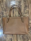 Michael Kors Ciara Large Top Zip Tote- Brown Luggage - Nwt