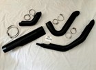 Oem Harley 17-25 Street Glide M8 Touring Denim Black Exhaust Heat Shields