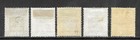 Palestine Stamps 1920 Sc  15 19 Mlh vf