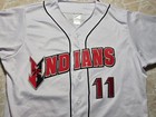 Ot Sports Indianapolis Indians White Minor League Jersey  11 Sweave Mens Medium