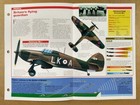 Hawker Hurricane Mk I Britain Fighter Aircraft Specs Photos Info Sheet