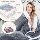Sherpa Fleece Throw Blanket- Thick And Warm Blanket For Winter  Soft Fuzzy Pl   