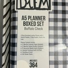 Carpe Diem A5 Planner Boxed Set Undated Inserts Buffalo Check New
