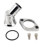 45   Swivel Water Neck Aluminum Polished Thermostat 45 Degrees Style1 Silver