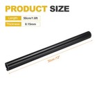 1 Set Carbon Fiber Vinyl Wrap 12  X 1 6ft Self-adhesive W Scraper Black