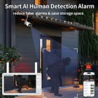 Vtimes 4pcs Wireless Home Security Camera System With Monitor  Smart Ai Human Mo