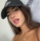 Alo Yoga Adjustable Hat     Black Cap With White Embroidered Logo     New 2025