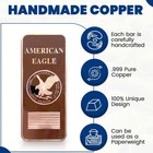 1 Lb Troy Ounce oz 999 Pure American Metal Walking Liberty Eagle Bar Gold Copper