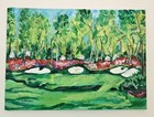 Augusta National Golf Course Masters Hole 13 Azalea Original Painting