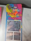 Vintage Lisa Frank Space Bear Hologram Stickers Markie Rainbow Sealed