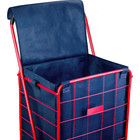 Folding Grocery Basket Cart Shopping Wheel Large Utility Laundry18 x15 x24  bag 
