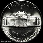 1943-d Jefferson Silver War Nickel Bu Gem Brilliant Uncirculated Us Coin Mq