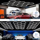 Super Bright 64500lm Honeycomb Garage Light  14 Hex Diy Hexagon Led Lights