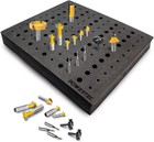 Powertec Router Bit Storage Tray For 110 Bits  Tool Organizer  71046 