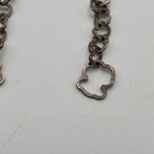 Tous 925 Silver Dangle Earrings Bear Chain