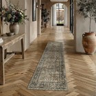 2x6 Washable Runner Rug Brown For Hallway Vintage Non Slip Long Carpet Soft L   