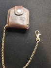 Franklin Mint Full Hunter Deer Dial Pocket Watch Quartz Roman Numerals Chain