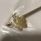 Dollhouse Curtain Rod Rings Brass 1 12 Scale Miniature Concord Nos