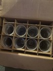 Set Of 8-vintage Libbey Frosted Unicorn And Stars 7  Tumbler Cooler Glasses