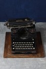 Royal Antique Typewriter With Pedestal Operation Not Confirmed Vintage