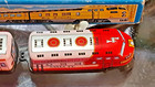 Vintage Yonazowa-japan  Tin Litho Wind-up  Santa Fe Express Train Original Box